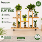 Plant stand for indoor outdoor office and home