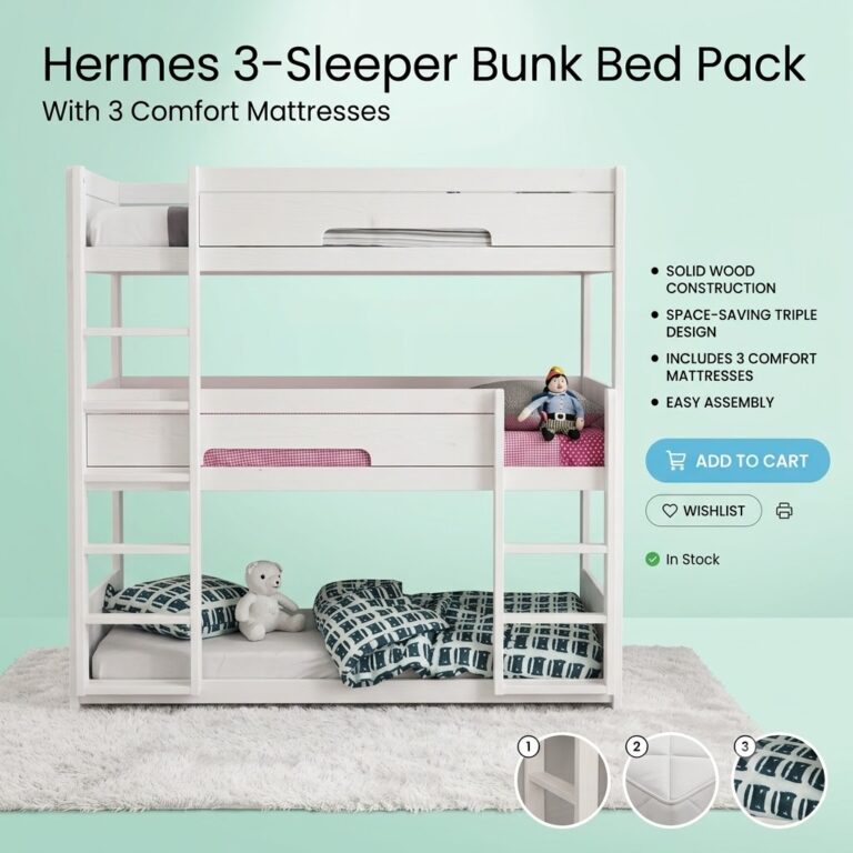 3 sleeper bunk bed for kids buy online