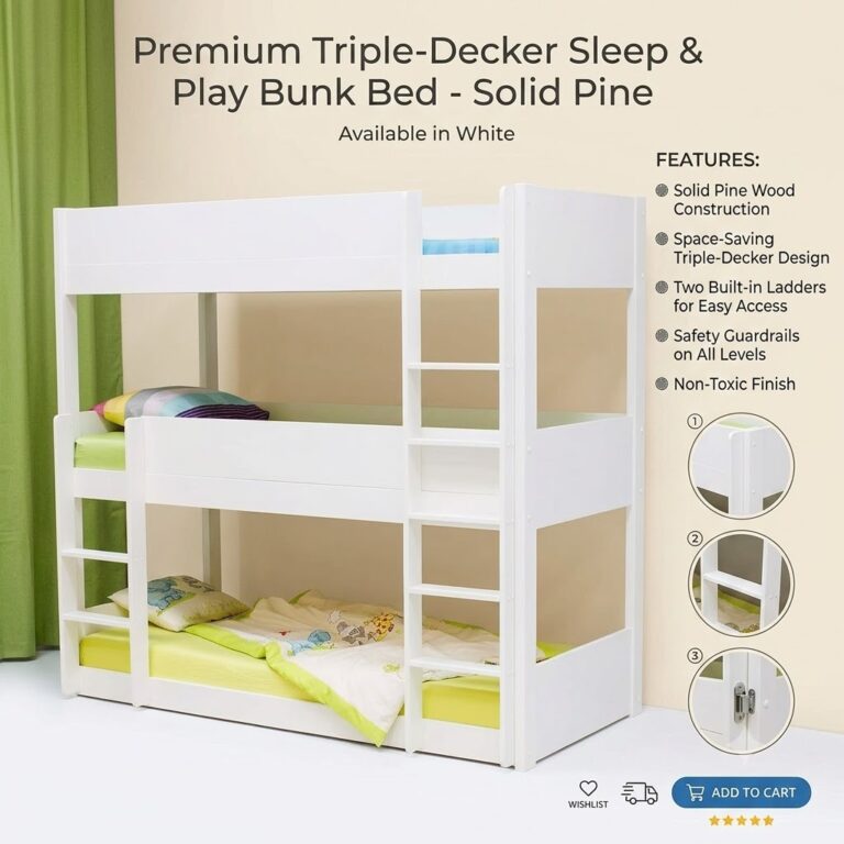 Triple Decker play and sleep bunk bed