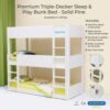 Triple Decker play and sleep bunk bed